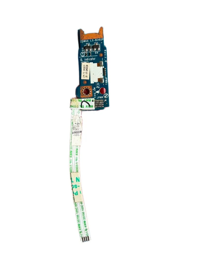 Original Power Button Switch Board with Cable for Toshiba Satellite C55 C55-A C55D C55D-A C50 C50-A C50D C50D-A LS-302P
