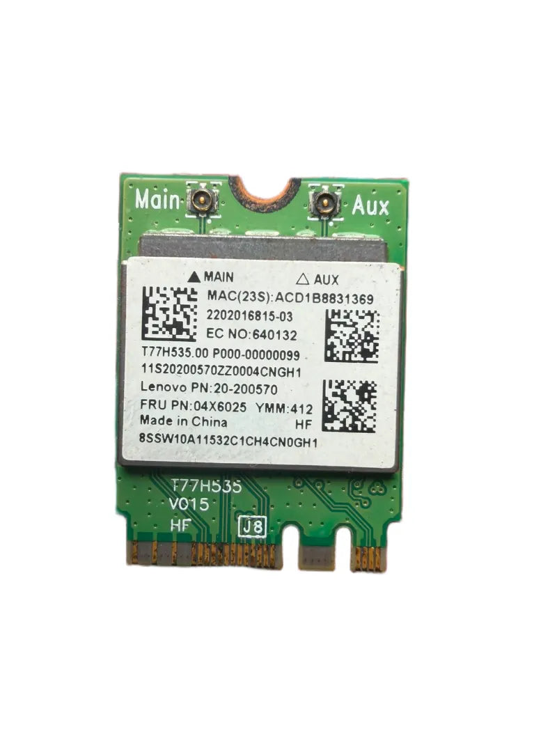 Dual Band Wi-Fi Card for Lenovo E40-80 WLAN Bluetooth Adapter FRU 04X6025