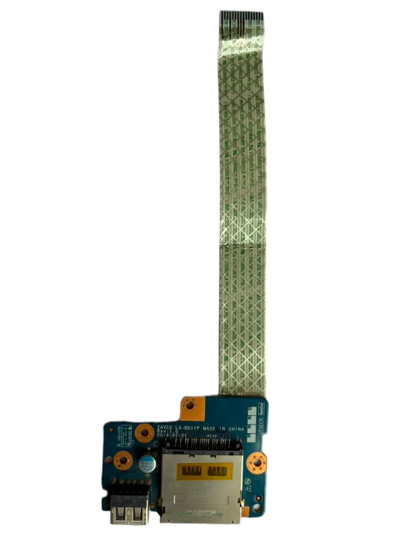 Dell Inspiron 15 5547 USB SD Card Reader Board 06C3H LS-B011P Replacement