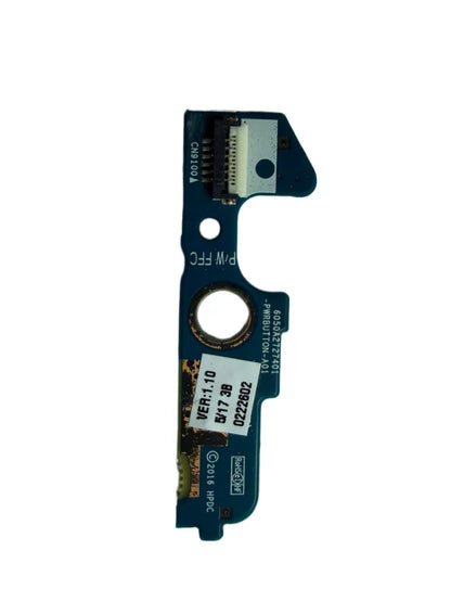 HP EliteBook 850 G3 Power Button On Off Switch Board 821190-001 Replacement