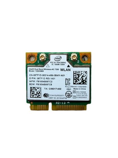 Genuine Intel 7260HMW Wireless-AC 7260 Laptop WiFi Network Card Mini PCIe