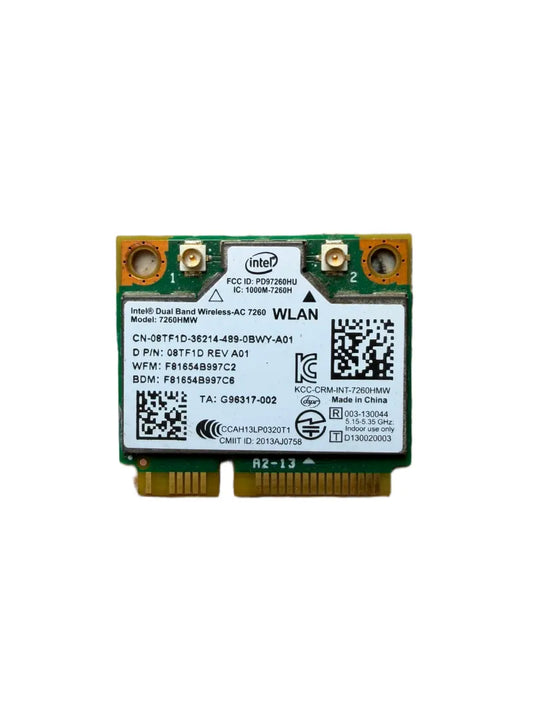 Genuine Intel 7260HMW Wireless-AC 7260 Laptop WiFi Network Card Mini PCIe