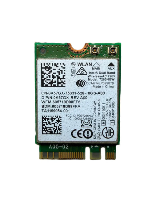 Intel 7265NGW WiFi Bluetooth Card M.2 2230 NGFF for Dell HP Lenovo ASUS