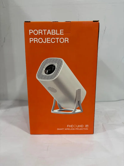 S40 Mini HD Projector with WiFi Bluetooth Android 14 4K Support Portable Smart Projector