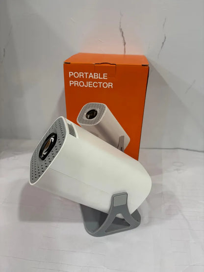 S40 Mini HD Projector with WiFi Bluetooth Android 14 4K Support Portable Smart Projector