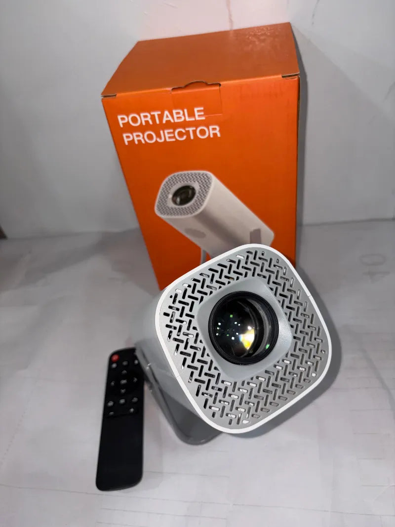 S40 Mini HD Projector with WiFi Bluetooth Android 14 4K Support Portable Smart Projector