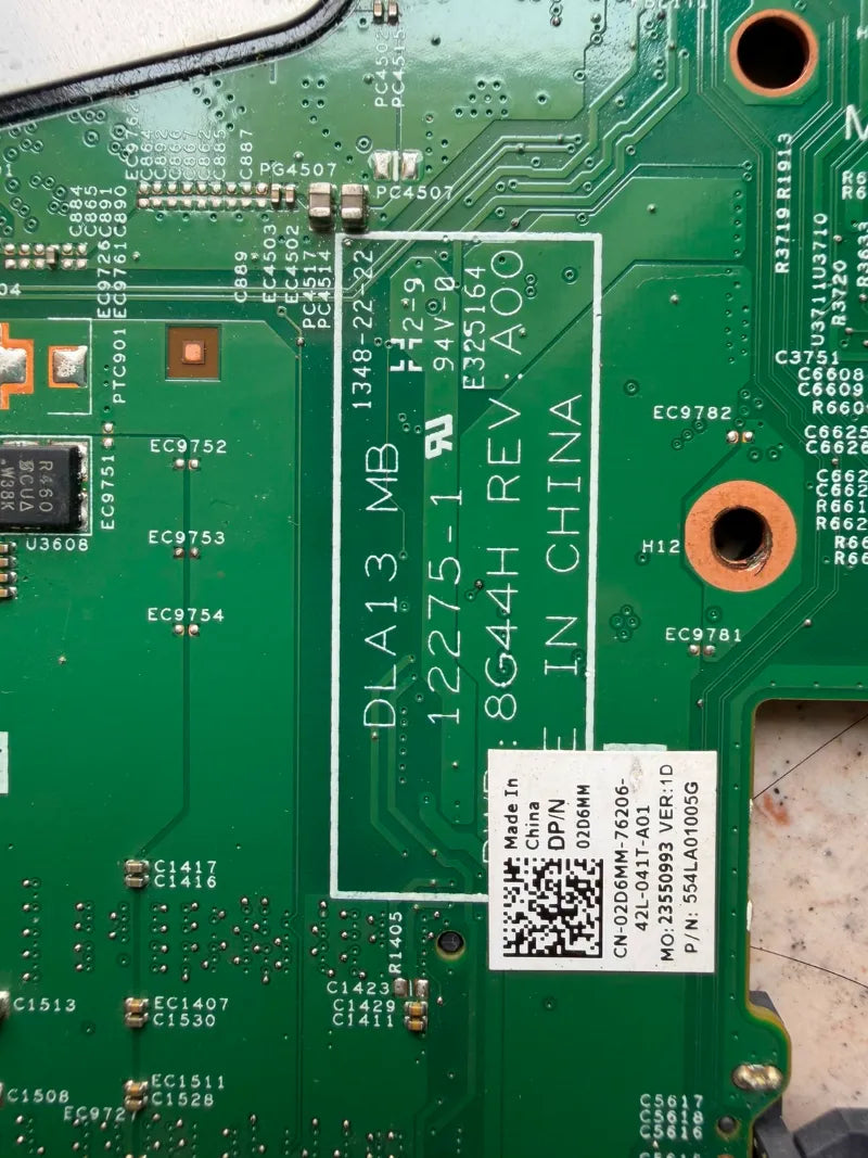 OEM Dell Latitude 3330 Laptop Motherboard Replacement With Core I5 3rd Gen CPU